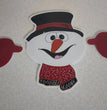 Christmas Themed Fence Garden Top Decoration