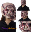 Halloween Three-sided Grimace Horror Mask Cosplay Mask Party Scary Mask Prop