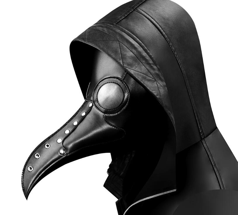 Gear Duke Halloween Gothic Black PU Beak Mask