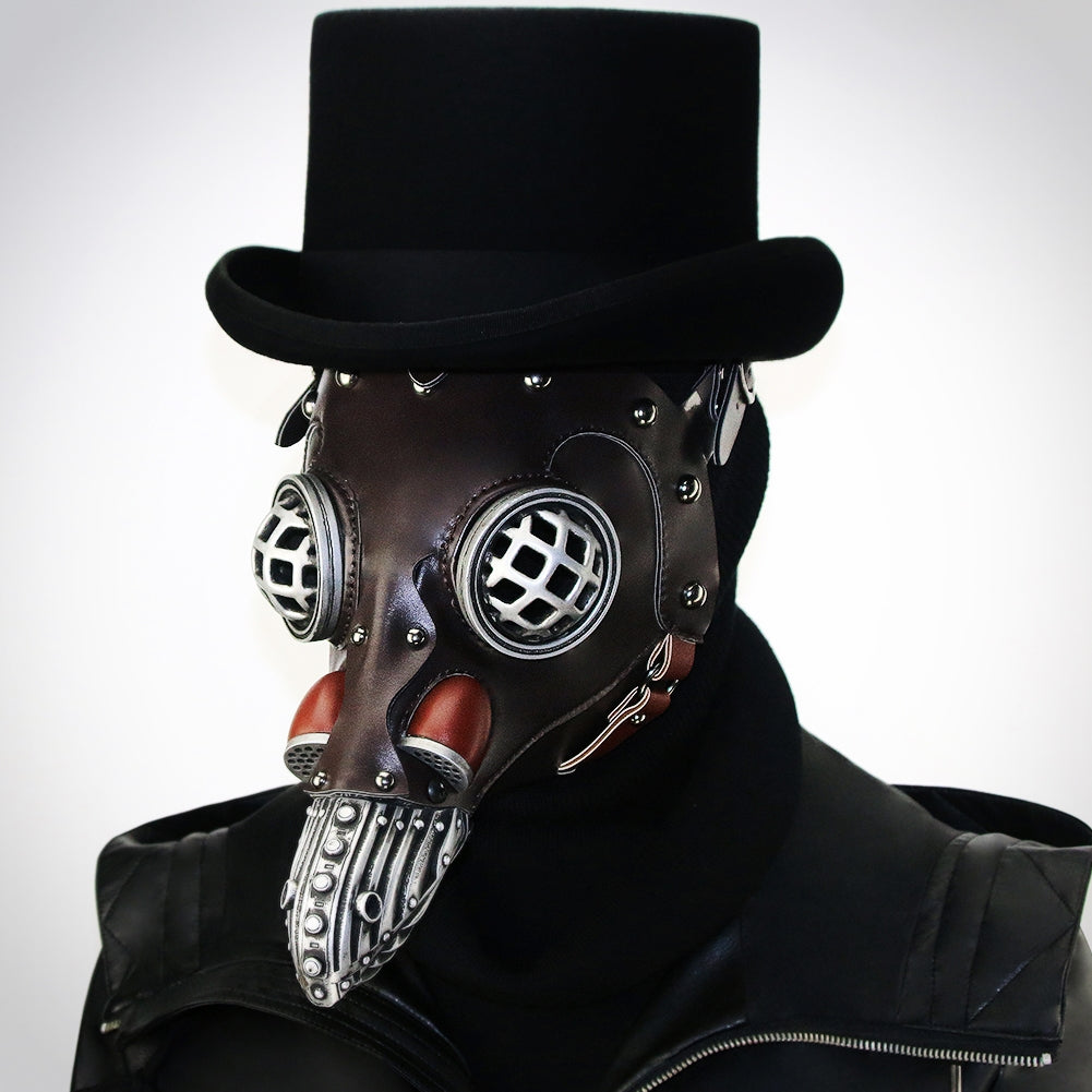 Domineering plague long beak doctor mask halloween