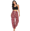 Yoga Clothes Women's Casual Laced Pants