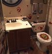 Halloween Series Theme Hotel Toilet Toilet Stickers