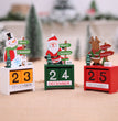 Christmas wooden calendar decorations
