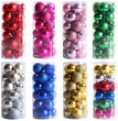 Christmas Decoration Electroplating Plastic Christmas Ball Set
