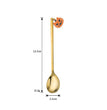 Halloween Style Pendant Stainless Steel Coffee  Creative Pumpkin Spoon