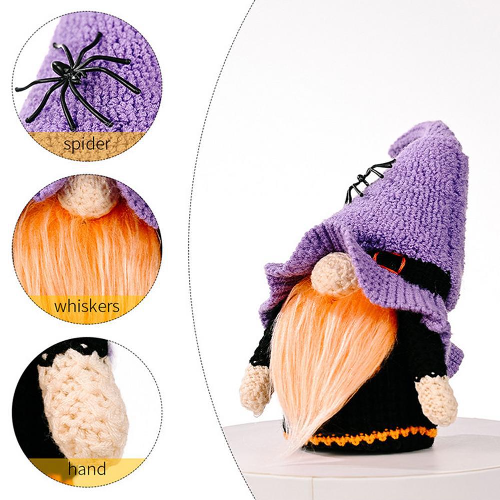 Halloween Holiday Decoration Knitted Rudolph Doll