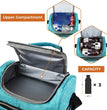 Lunch Box for Men Women, Insulated Large Lunch Bag Adult Work, Double Decker Lunchbox Meal Prep Dual Compartment Leakproof Lunch Cooler,Soft Lunch Tote Boys Girls Kids School, Aqua Turquoise 12L