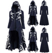 New Halloween Dress Up Cloak Irregular Printed Long-sleeved Jacket