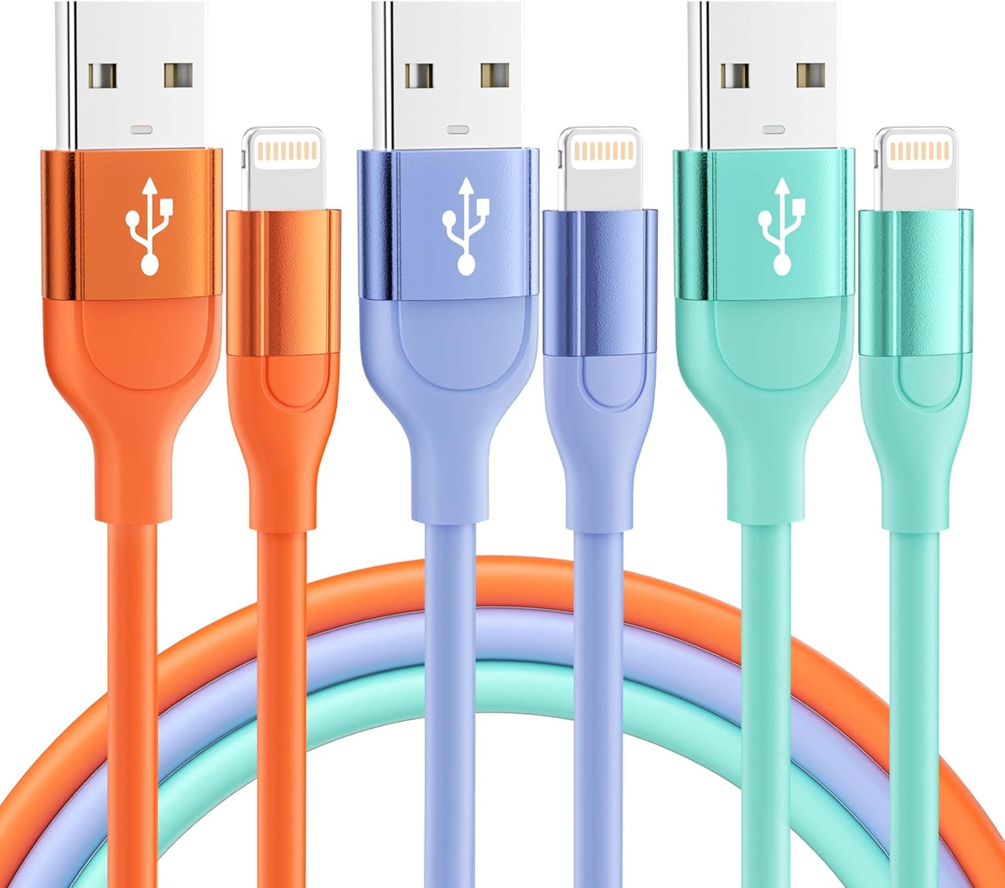 iPhone Charger 3Pack 10 FT Apple MFi Certified Lightning Cable Fast Charging iPhone Charger Cord Compatible with iPhone 14 13 12 11 Pro Max XR XS X 8 7 6 Plus SE iPad and More
