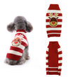 Pet dog clothes christmas pompom christmas small