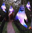 Halloween Hair Dryer Ghost Decoration Ghost Face Glow