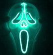 Halloween Ghost Face Fluorescent Ball Glowing Mask