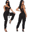 Slim Fit Camouflage Comfortable Leisure Tappered Stretch Overalls