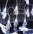 LED String Lights Halloween Ghost Hand For Halloween Outdoor Waterproof Decorations Halloween Indoor Warm White Lamp Decorations