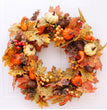 Halloween Thanksgiving Autumn Frost Leaf Pumpkin Simulation Garland Props Home Decor