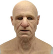 Old man mask white hair white beard headgear halloween