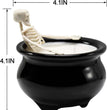 Halloween Fluorescent Skull Candle Gothic Craft Ornaments
