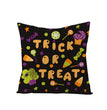 Home Halloween Pumpkin Linen Pillow Cover