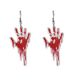 Halloween Horror Skull Shape Acrylic Earrings
