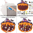 Halloween Decorative Felt Stereo Accessories DIY Pumpkin Cat