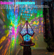 3D Colorful Bohemian LED Night Light Polar Star Starry Sky Floor Projection Lamp