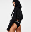 Women's Fashion Halloween Outdoor Reflective Hooded Sweater