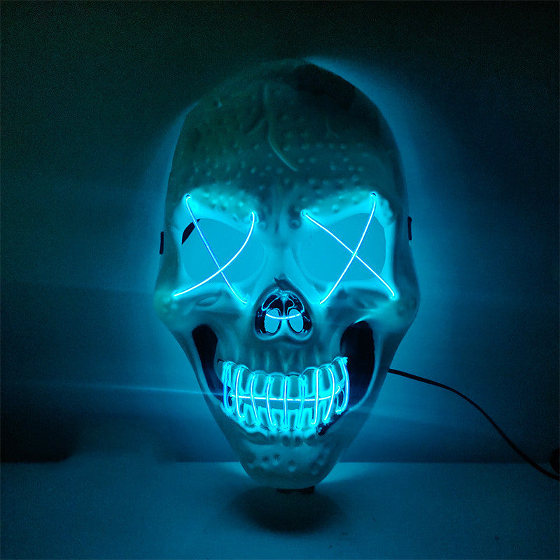 Halloween Skull Glowing Mask Bar Night Horror