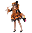 Halloween Children Costume Cosplay Witch Princess Dress