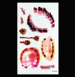 Halloween New Scar Tattoo Stickers Wound