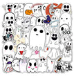 50 Halloween Doodle Stickers Laptop Water Cup Refrigerator Sticker Waterproof