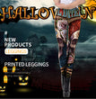 Halloween Skull Pattern Print Ladies Leggings