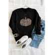 European And American Women's Halloween Leopard Pumpkin Print