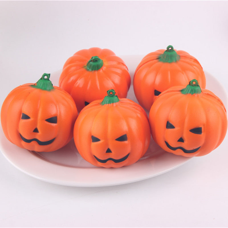 Simulation PU Halloween Pumpkin Model Decoration Props