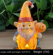 New Halloween Decorations Pumpkin Old Man Statue Home Resin Crafts