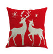 Christmas linen pillowcase