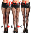 Skull Black Silk Fishnet Stockings Women's Panty Halloween Fishnet Socks