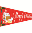 Christmas decorations Christmas couplets curtains Christmas banners pull flags Christmas curtains hanging flags window pendants