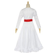 Halloween Horror White Dress Cosplay Costume
