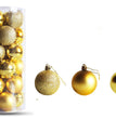 Christmas Decoration Electroplating Plastic Christmas Ball Set