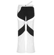 Simple Horn Woven Pants Women