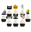 Fashion Simple Halloween Cake Decorative Planting Flags