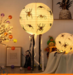 Halloween Glowing Paper  String Props Decoration Shopping Mall Layout Pumpkin Lantern