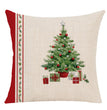 Christmas linen pillowcase
