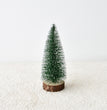 Mini Christmas Tree with Pine Needles Flocking Christmas Tree with White Cedar Tabletop Small Christmas Tree Tabletop Decoration