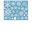 Static glass window Christmas and New Year glass stickers