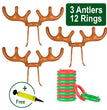 Christmas Game Inflatable Reindeer Antler Hat Ring Toss Christmas Gift