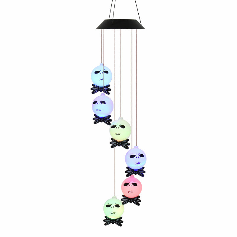 Halloween Decoration Led Solar Wind Chime Lamp