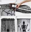 Halloween pattern curtain