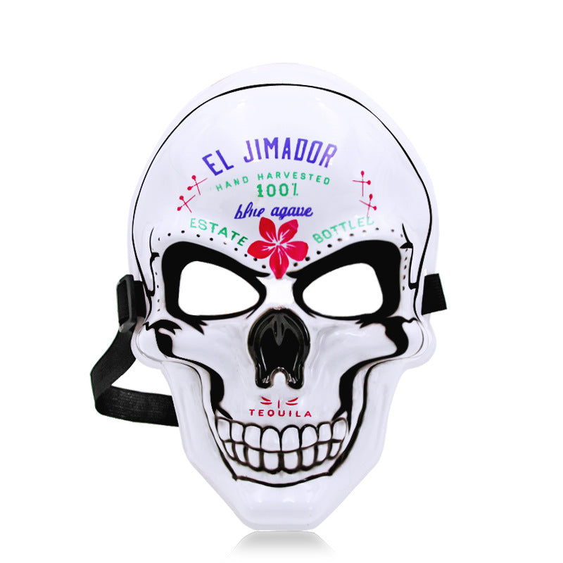 Halloween Scary Skull Mask With No Glow Makeup