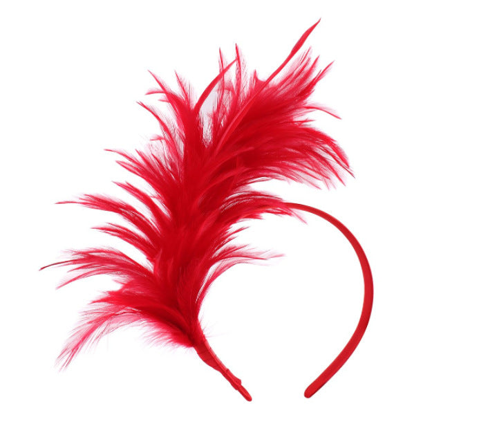 Feather Headwear Halloween Headband Party Carnival Holiday Club Dance Party Hair Accessories